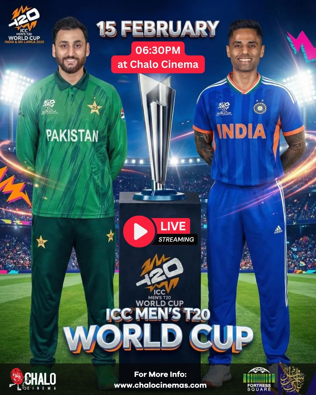 Pakistan VS India ICC Men`s T20 World Cup
